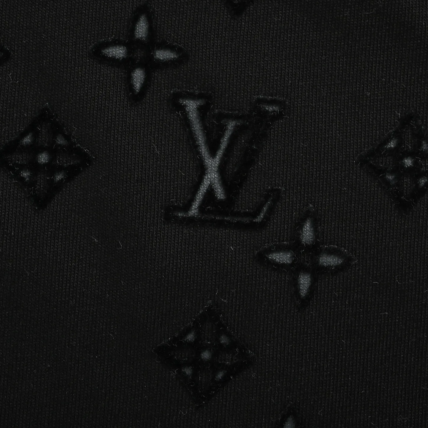 Louis Vuitton/Louis Vuitton 26ss flocked presbyopia hollow gradient short sleeves